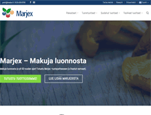 Tablet Screenshot of marjex.fi